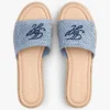 Sandali espadrillas con monogramma in script Sandali espadrillas con monogramma in script