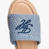 Sandali espadrillas con monogramma in script Sandali espadrillas con monogramma in script