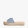 Sandali espadrillas con monogramma in script Sandali espadrillas con monogramma in script