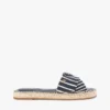 Sandali espadrillas in tela a righe Sandali espadrillas in tela a righe