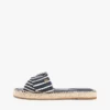 Sandali espadrillas in tela a righe Sandali espadrillas in tela a righe