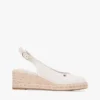 Sandalo espadrilla con zeppa e cinturino posteriore Sandalo espadrilla con zeppa e cinturino posteriore