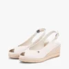 Sandalo espadrilla con zeppa e cinturino posteriore Sandalo espadrilla con zeppa e cinturino posteriore