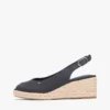 Sandalo espadrilla con zeppa e cinturino posteriore Sandalo espadrilla con zeppa e cinturino posteriore