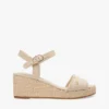 Sandalo espadrilla con zeppa intrecciata Sandalo espadrilla con zeppa intrecciata