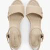 Sandalo espadrilla con zeppa intrecciata Sandalo espadrilla con zeppa intrecciata