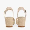 Sandalo espadrilla con zeppa intrecciata Sandalo espadrilla con zeppa intrecciata