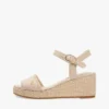 Sandalo espadrilla con zeppa intrecciata Sandalo espadrilla con zeppa intrecciata