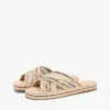 Sandalo espadrilla in rafia Sandalo espadrilla in rafia