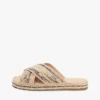Sandalo espadrilla in rafia Sandalo espadrilla in rafia