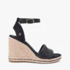 Sandalo espadrille con zeppa in rafia Sandalo espadrille con zeppa in rafia