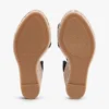 Sandalo espadrille con zeppa in rafia Sandalo espadrille con zeppa in rafia