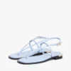 Sandalo in pelle con dettagli metallici Sandalo in pelle con dettagli metallici