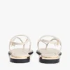 Sandalo in pelle con dettagli metallici Sandalo in pelle con dettagli metallici