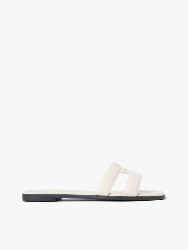 Sandalo in pelle con TH Monogram Sandalo in pelle con TH Monogram