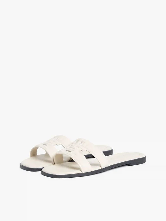 Sandalo in pelle con TH Monogram Sandalo in pelle con TH Monogram