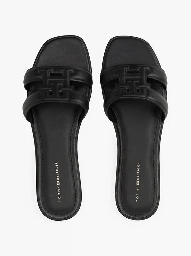 Sandalo in pelle con TH Monogram Sandalo in pelle con TH Monogram