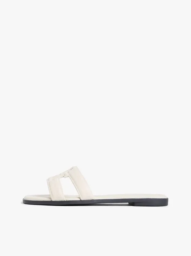 Sandalo in pelle con TH Monogram Sandalo in pelle con TH Monogram