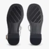 Sandalo in pelle metallizzata Sandalo in pelle metallizzata