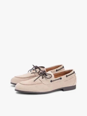 Scarpa da barca in pelle scamosciata flessibile