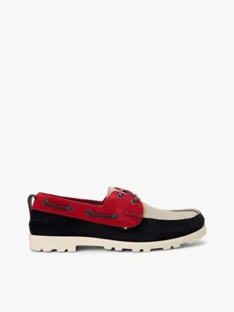 Scarpa da barca in pelle scamosciata leggera