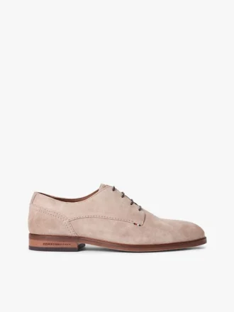 Scarpa Derby in pelle scamosciata