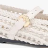 Scarpe basse Mary Jane in mix di pelle intrecciata Scarpe basse Mary Jane in mix di pelle intrecciata