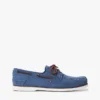 Scarpe da barca in pelle scamosciata