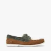 Scarpe da barca in pelle scamosciata