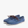 Scarpe da barca in pelle scamosciata