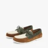Scarpe da barca in pelle scamosciata