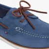 Scarpe da barca in pelle scamosciata