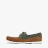 Scarpe da barca in pelle scamosciata
