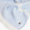 Sciarpa a righe in misto cotone e lino