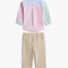 Set camicia e pantaloni a righe per neonati Set camicia e pantaloni a righe per neonati
