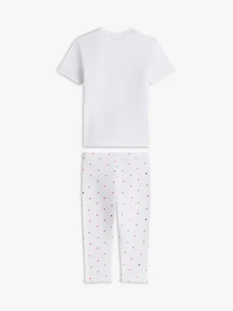Set composto da maglietta e leggings a maglia traforata per neonati