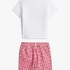 Set con maglietta e pantaloncini con monogramma per neonati Set con maglietta e pantaloncini con monogramma per neonati