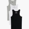 Set da 3 canotte classiche in cotone Set da 3 canotte classiche in cotone