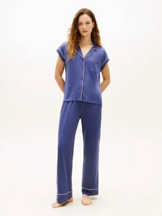 Set da notte con camicia a maniche corte e pantaloncini