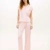 Set da notte con camicia a maniche corte e pantaloni Set da notte con camicia a maniche corte e pantaloni