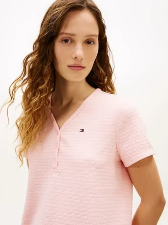 Set da notte con maglietta Henley e pantaloncini