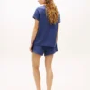 Set da notte con maglietta Henley e pantaloncini Set da notte con maglietta Henley e pantaloncini