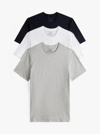 Set di 3 magliette intime girocollo Cotton Classics