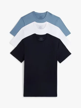 Set di 3 magliette intime girocollo Cotton Classics