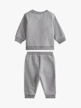 Set felpa e pantaloni con logo per neonati