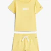 Set maglietta e pantaloncini con logo bandiera per neonati Set maglietta e pantaloncini con logo bandiera per neonati