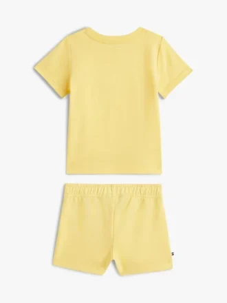 Set maglietta e pantaloncini con logo bandiera per neonati