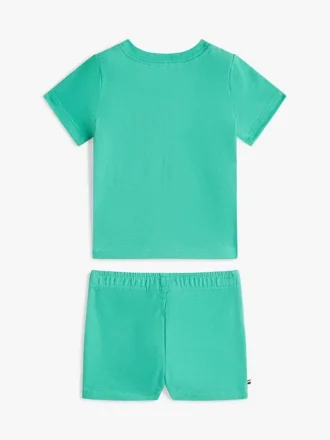 Set maglietta e pantaloncini con logo Palm per neonati