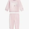 Set maglione e pantaloni con logo Tommy per neonati