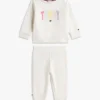 Set maglione e pantaloni con logo Tommy per neonati